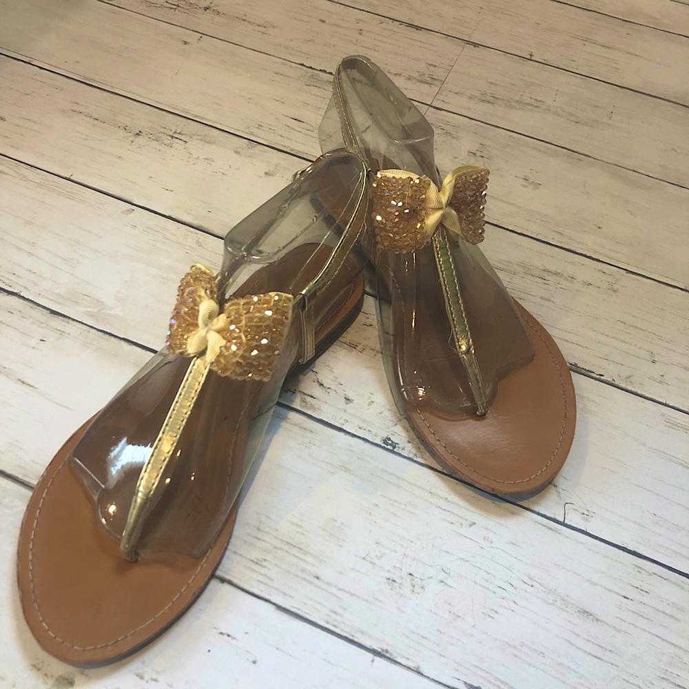 Beaded bow flats